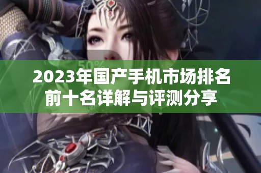 2023年國(guó)產(chǎn)手機(jī)市場(chǎng)排名前十名詳解與評(píng)測(cè)分享