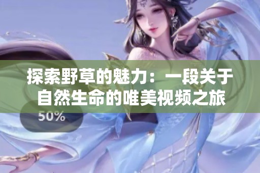 探索野草的魅力：一段關(guān)于自然生命的唯美視頻之旅
