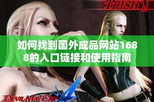 如何找到國外成品網(wǎng)站1688的入口鏈接和使用指南